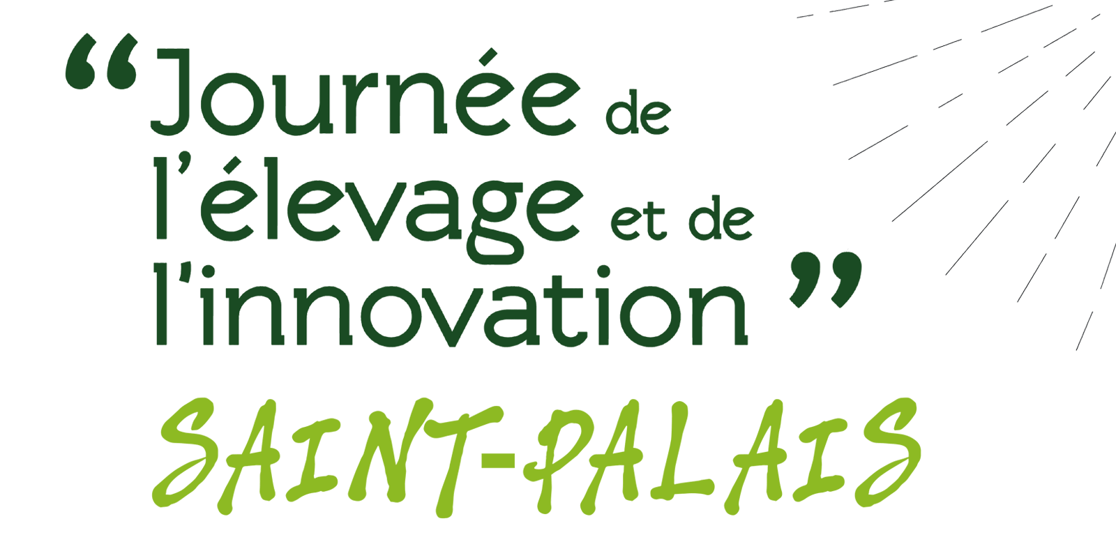 Bandeau Journée de l'élevage et de l'innovation 2025